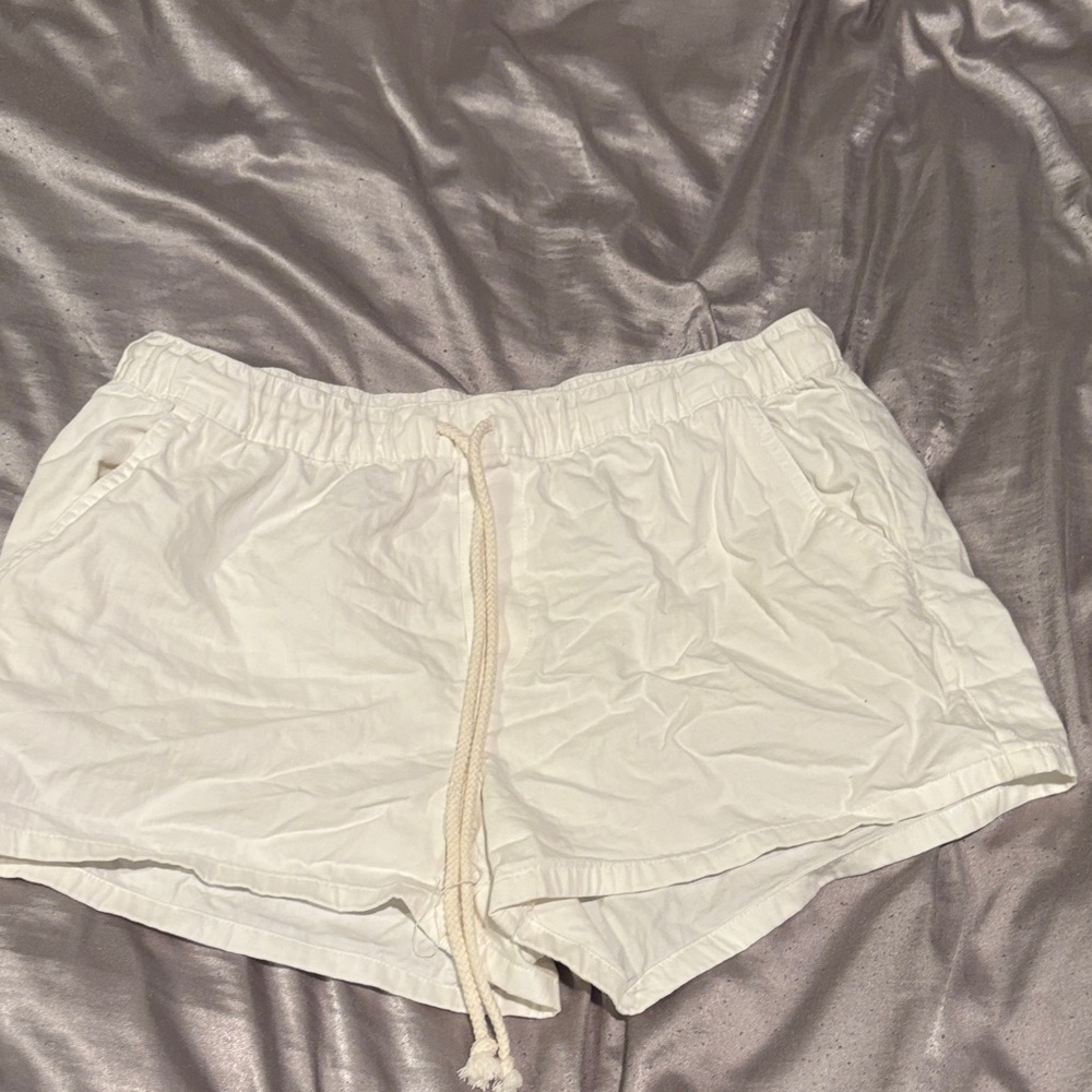 Aerie Women's White Athletic Shorts